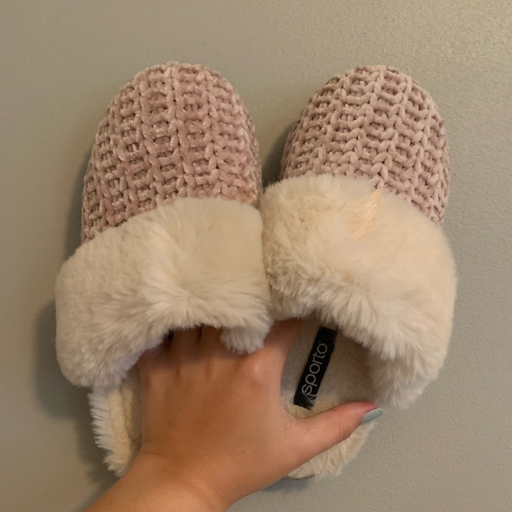 fuzzy slippers